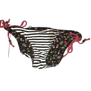 Xhilaration Reversible Swim Bottom with Tie Sides